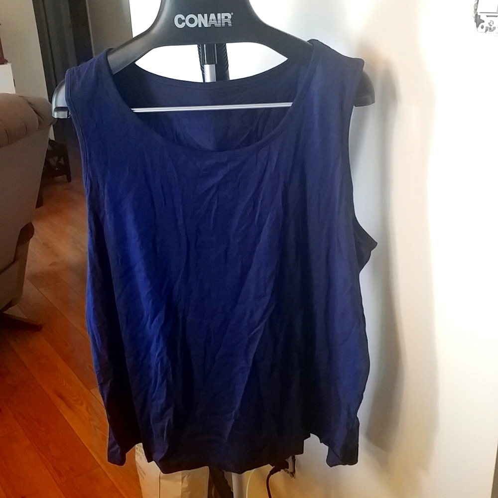 Blue Tank Top 2X